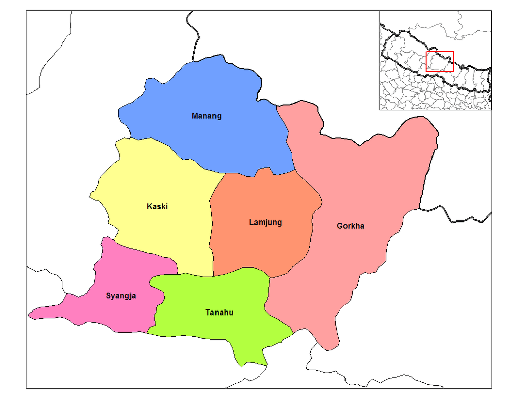 Gandaki State Government Unleashes Bold Educational Reforms to Cultivate Student Talents 1 Gandaki districts
